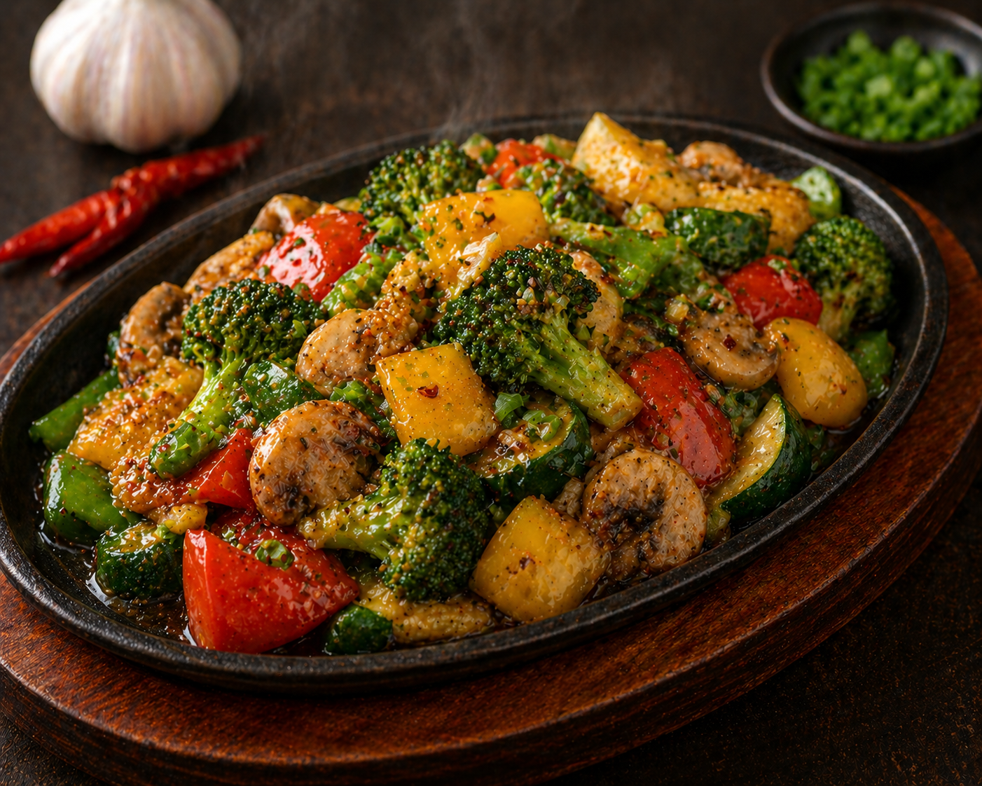 HOT GARLIC VEGETABLE