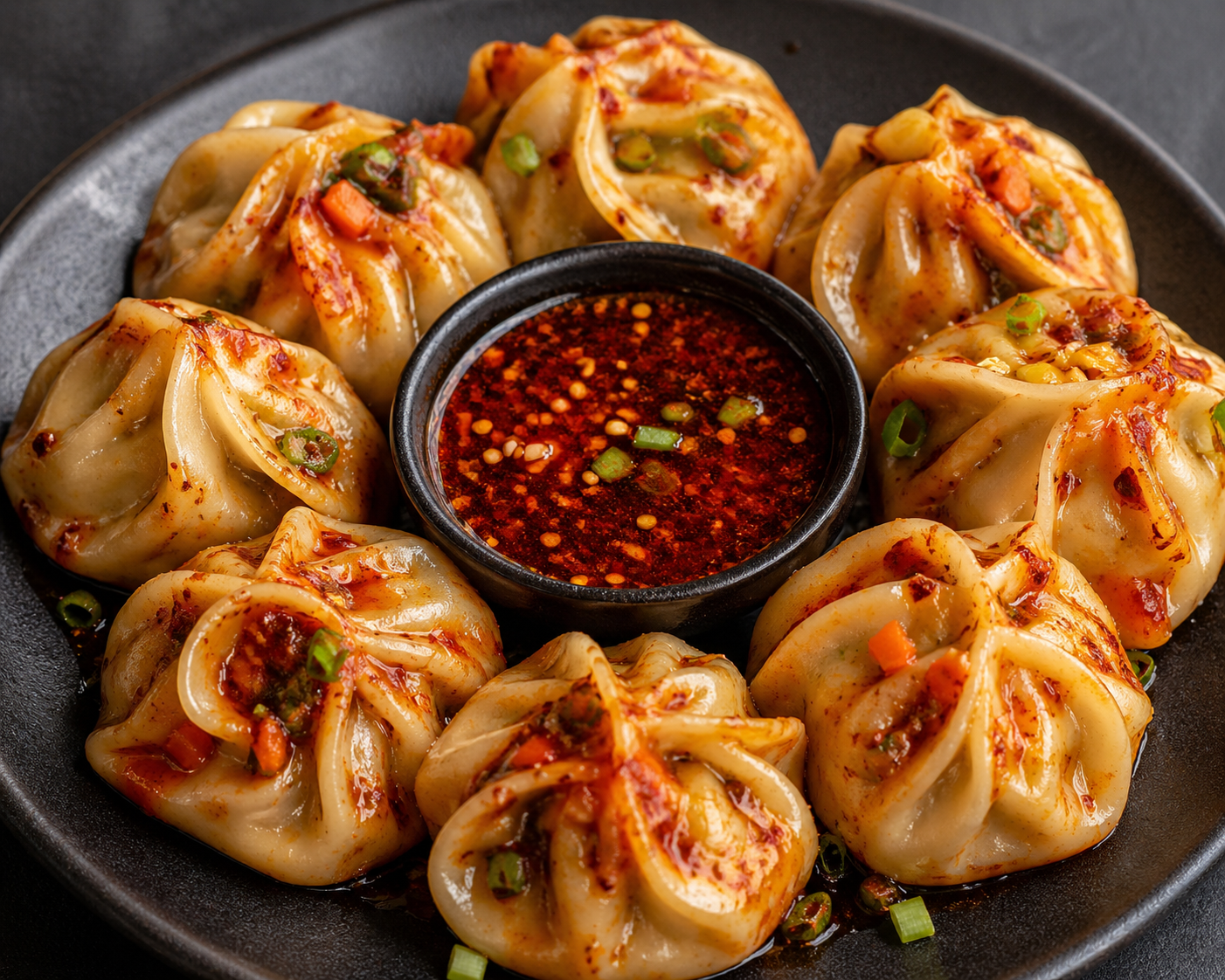 SICHUAN VEGETABLE MOMOS