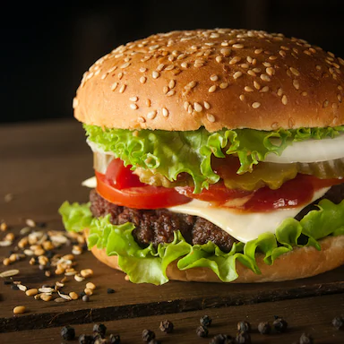 DESI PANEER BURGER